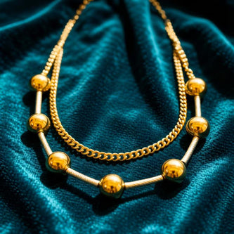 Necklace and chains