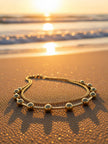 Golden Bead Harmony Necklace