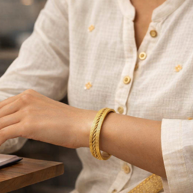 Regal Harmony Gold Bangle