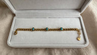 Azure Link Turquoise Chain Bracelet
