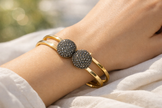 Lustre Dual‑Band Anti‑Tarnish Bangle