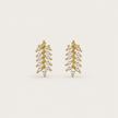 Clip-On Tone Leaf Studs