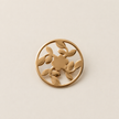 Floral Circle Brooch