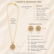 Glow Crystal Pendant and Earrings Set