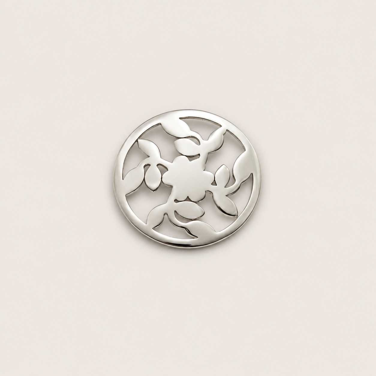 Floral Circle Brooch