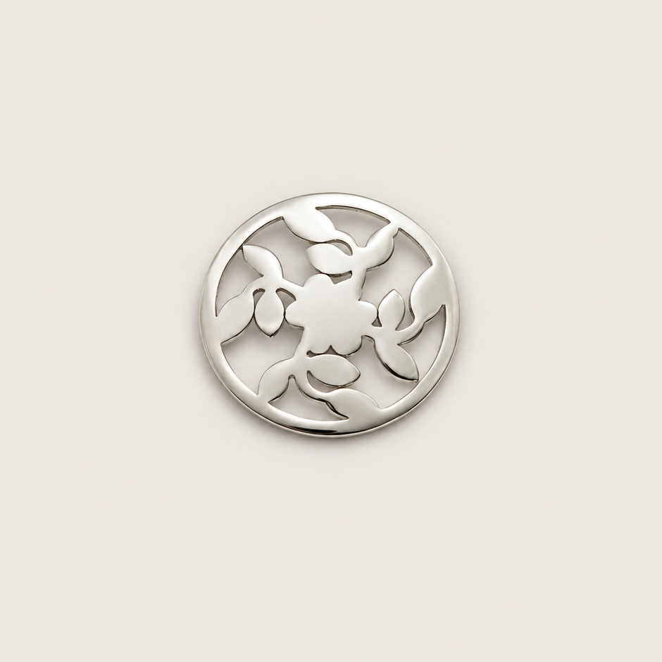 Floral Circle Brooch