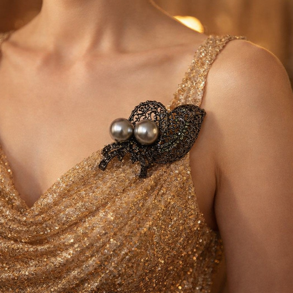 Nocturne Elegance Brooch