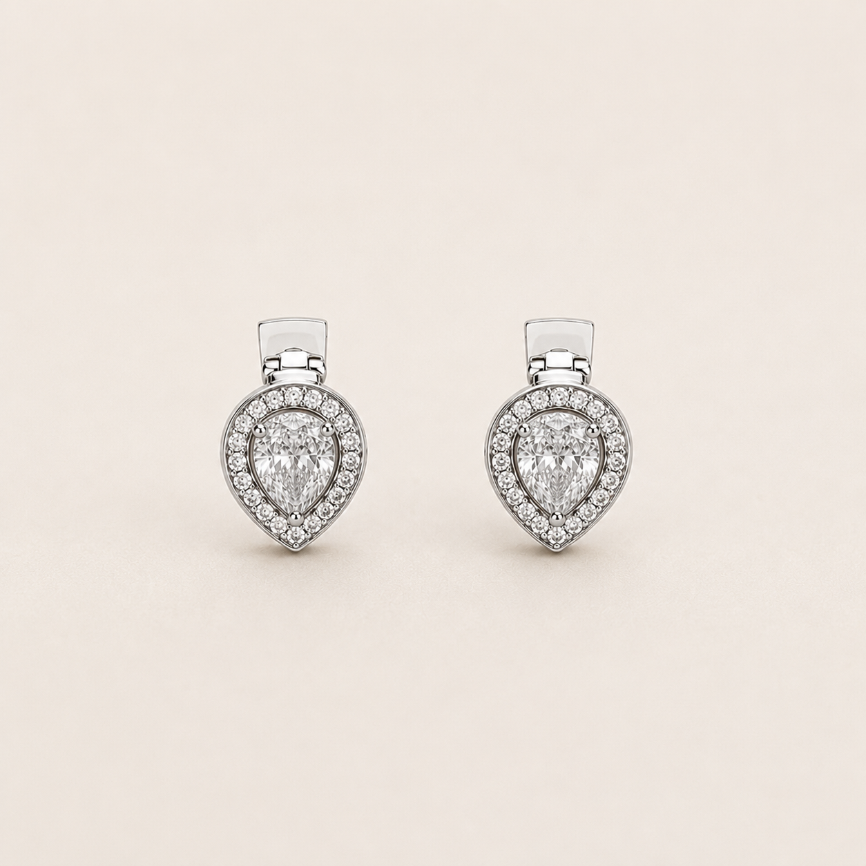 Clip-On Elegant Stone Studs