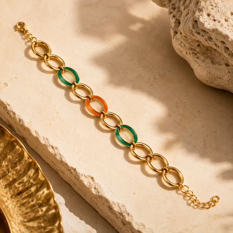 Monaco Color Chain Bracelet