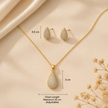 Zevrra Teardrop Sparkle Set