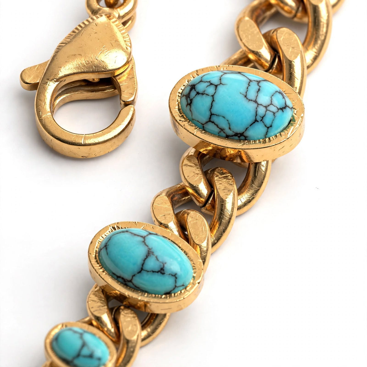 Azure Link Turquoise Chain Bracelet