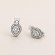 Clip-On Elegant Stone Studs