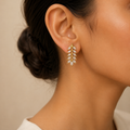 Clip-On Tone Leaf Studs