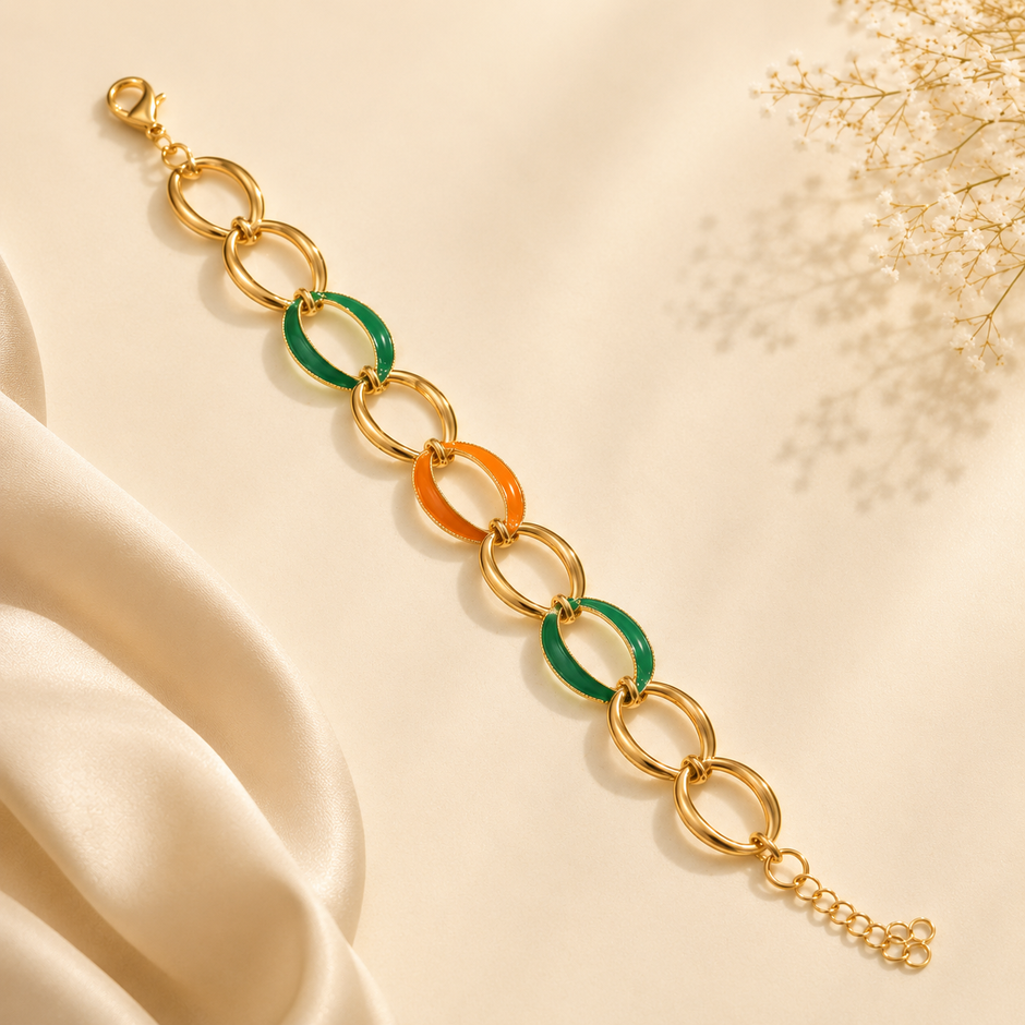 Monaco Color Chain Bracelet
