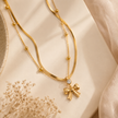 Bow Charm Necklace