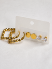 Golden Grace Trio Studs