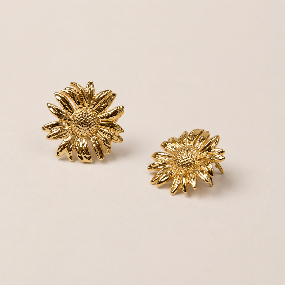 Sunflower Glow Studs