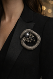 Midnight Bloom Brooch – Zevrra Luxe Edition