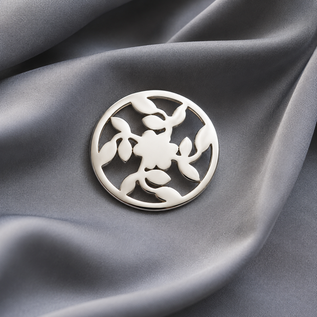 Floral Circle Brooch