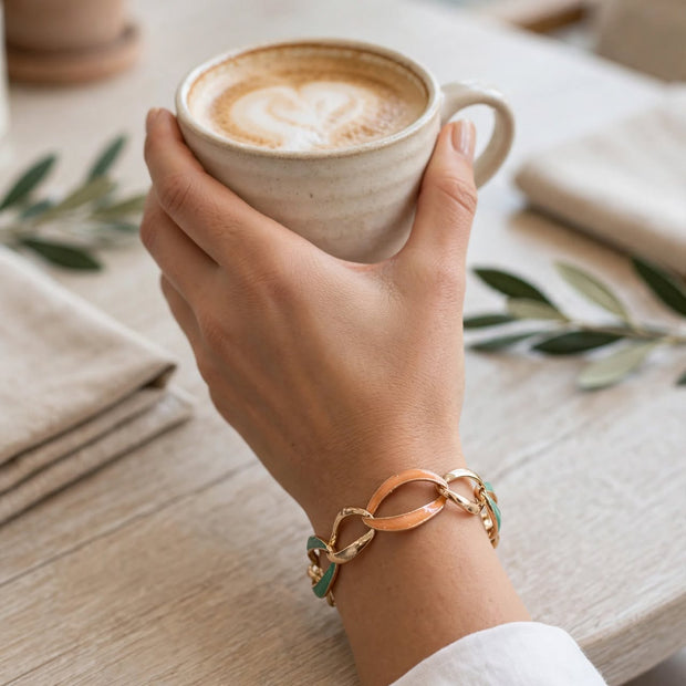 Monaco Color Chain Bracelet