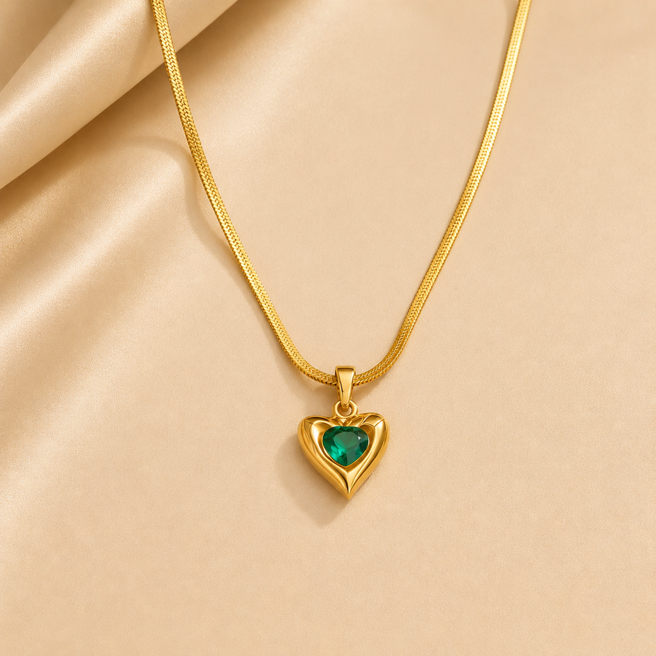 Emerald Heart Luxe Pendant
