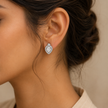 Clip-On Elegant Stone Studs
