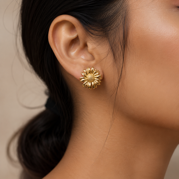 Sunflower Glow Studs