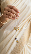 Zevrra Luminary Floral Drop Chain