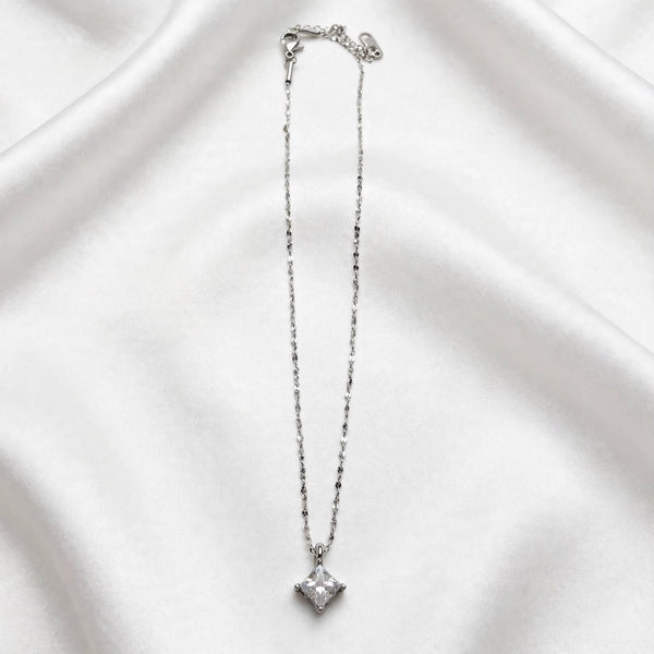 Celeste Silver Pendant Necklace
