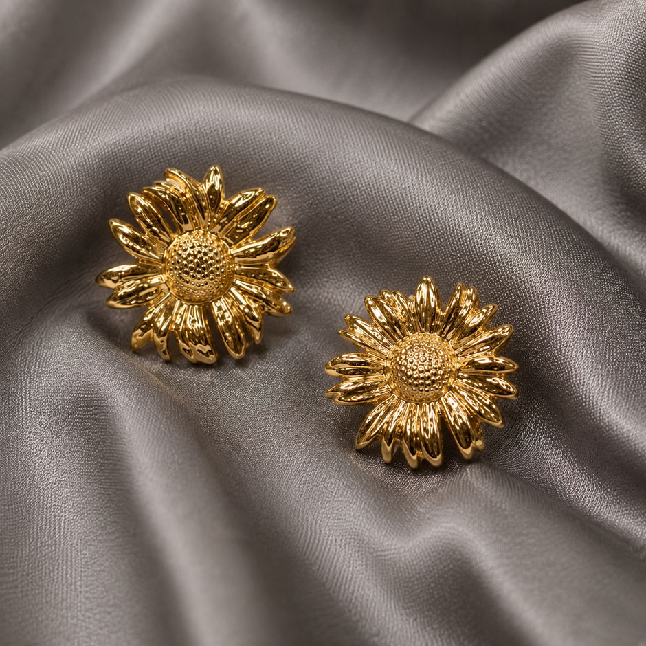 Sunflower Glow Studs