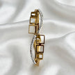 Aurora Geometric Gold Bangle