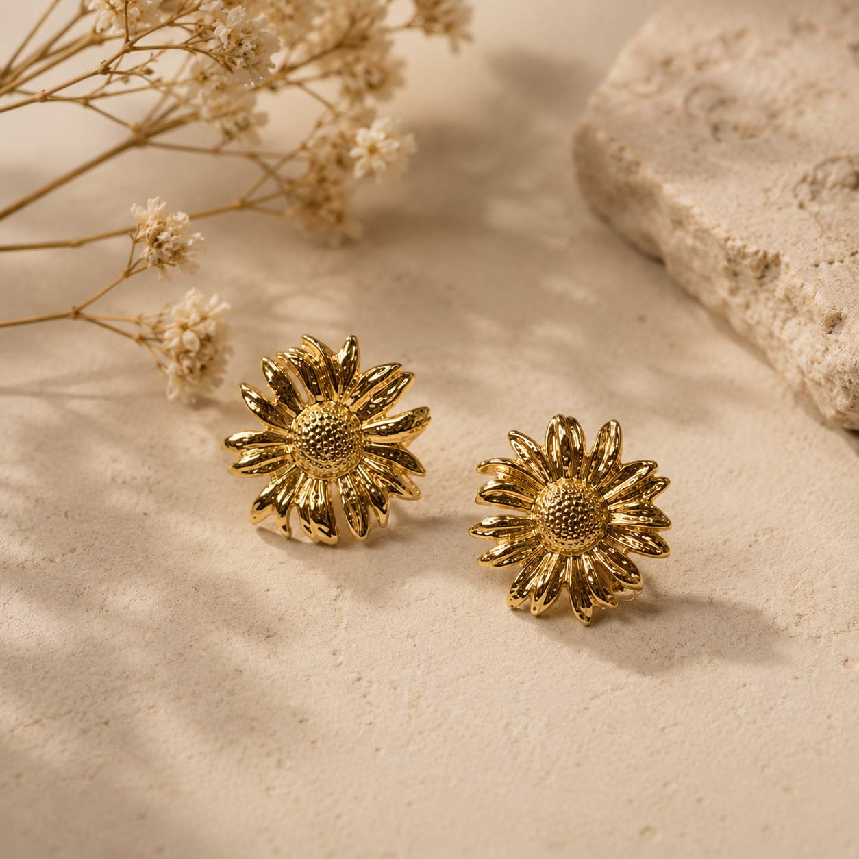 Sunflower Glow Studs
