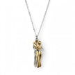 Living Couple Hug Pendant Necklace