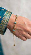 Azure Link Turquoise Chain Bracelet