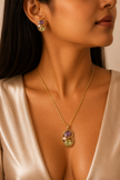 Zevrra Celestia Glow Pendant and Ear rings  Set