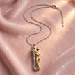 Living Couple Hug Pendant Necklace