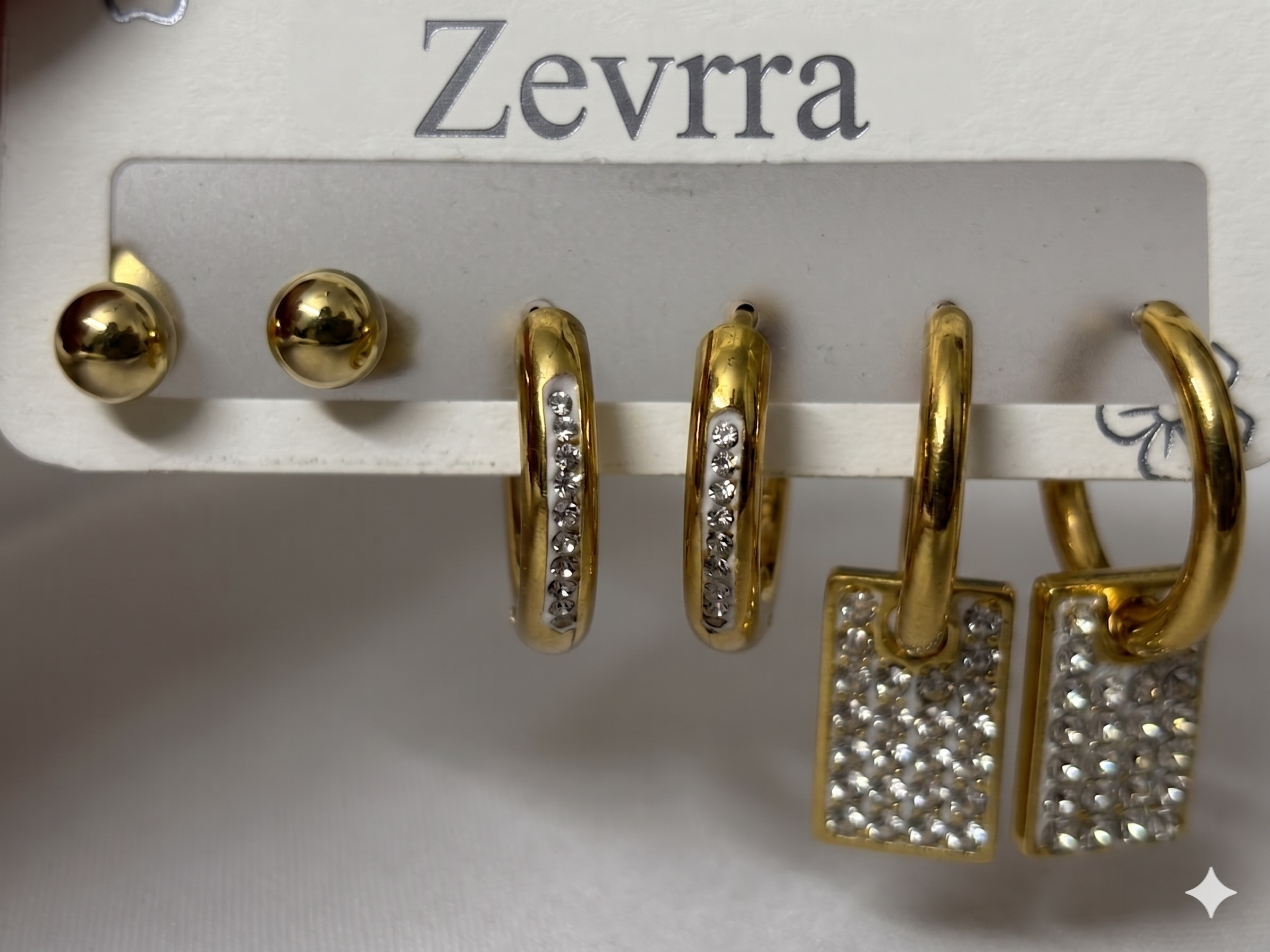 The Aura Trio Earrings set