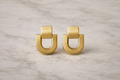 Geomatric U Shaped Hoops