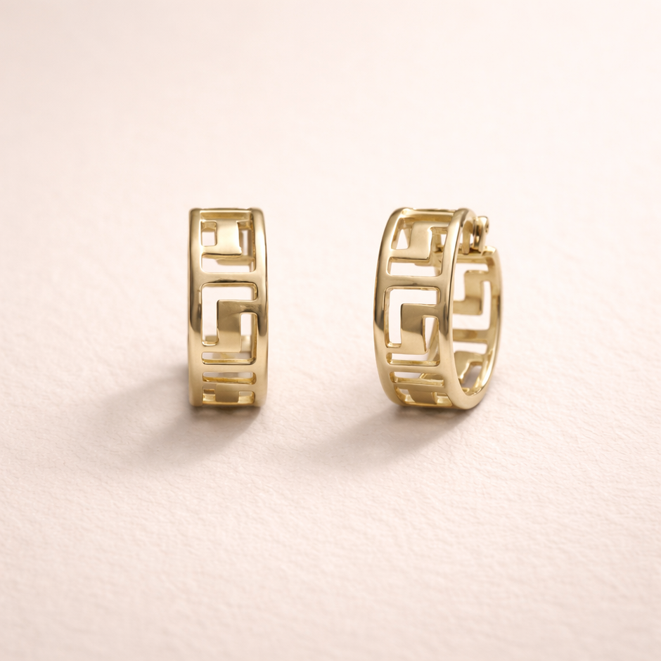 Gold Toned Hoops