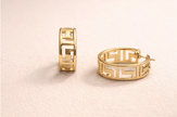 Gold Toned Hoops