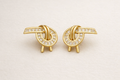 Gold Knot Style Studs
