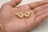 Gold Knot Style Studs