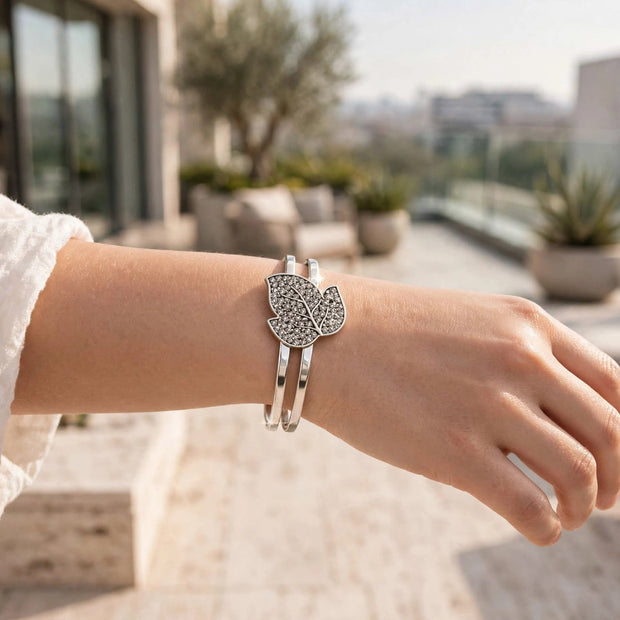 Eterna Leaf Anti‑Tarnish Bracelet