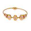 Butterfly Whisper Gold Bangle