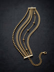 Celestia Luxe Multi‑Chain Bracelet