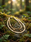 Aurora Dual‑Chain Gold Bracelet/Anklet