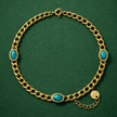 Azure Link Turquoise Chain Bracelet
