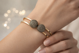 Lustre Dual‑Band Anti‑Tarnish Bangle