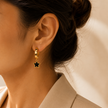 Zevrra Midnight Star Hoops Trio Ear rings set