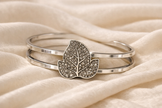 Eterna Leaf Anti‑Tarnish Bracelet